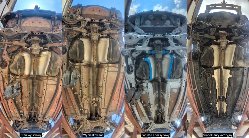 Konserwacja podwozia, zabezpieczenie antykorozyjne, renowacja podwozia