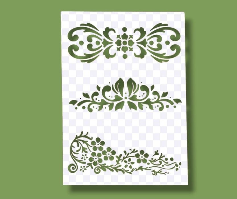 Szablon mandali, malarski, DIY, crapbookingu, tynk ozdobny - Nr C7