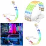 Rigel przewody świecące Silver Monkey RGB 24 i 8 przedłużka