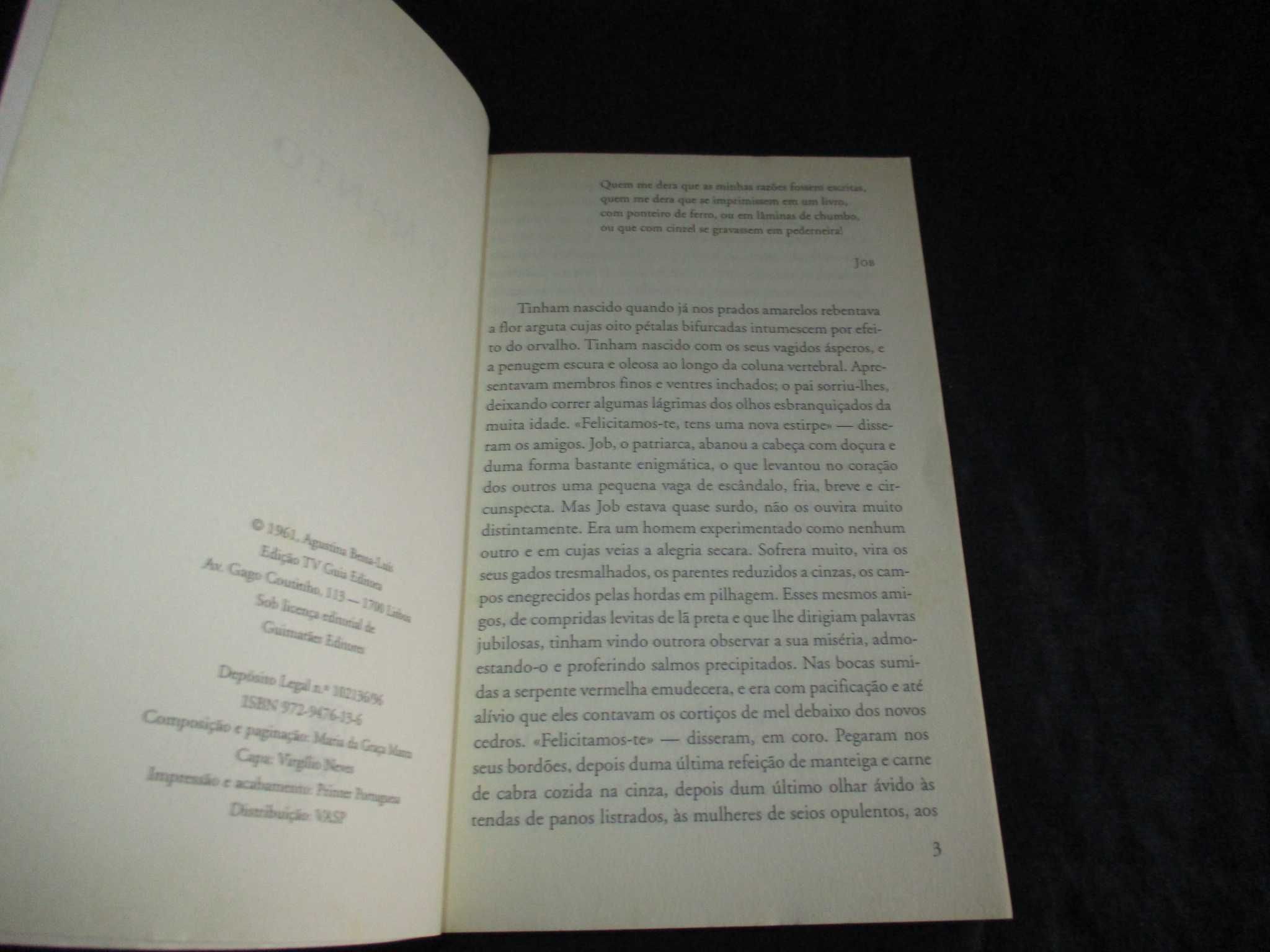 Livro O Manto Agustina Bessa-Luís 40 Anos RTP