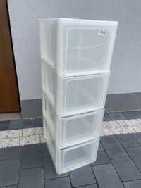 Plastikowa szafka biurowa łazienkowa do garazu 4 szuflady