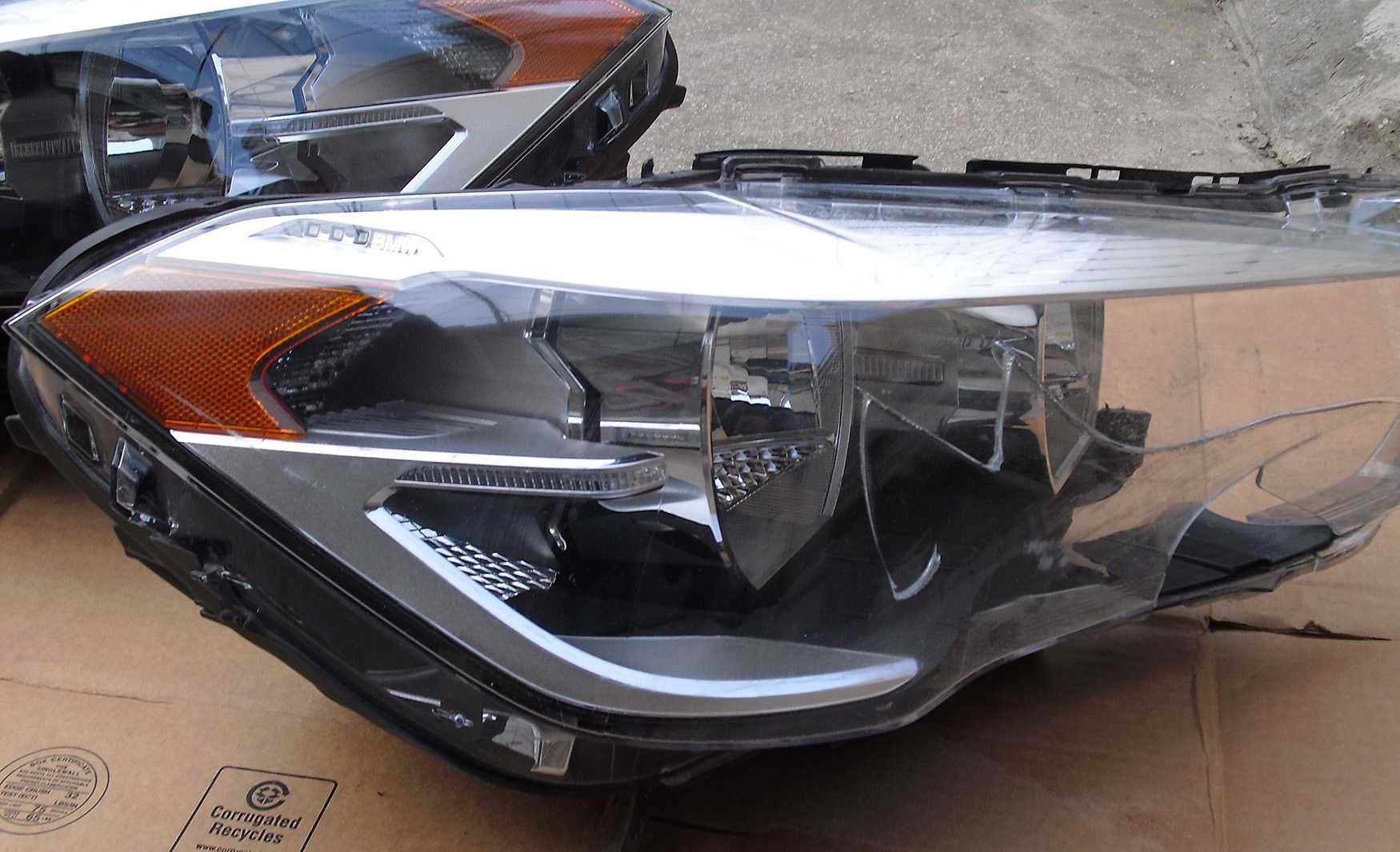 Передние фары на BMW X1 кузов F48 рестайл передні фари 2019 – 2022