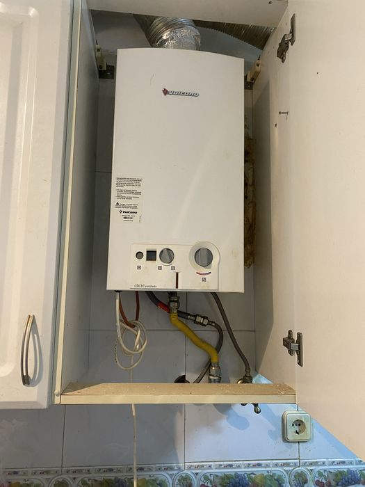 Esquentador a gas natural ou a bilha ( vulcano)