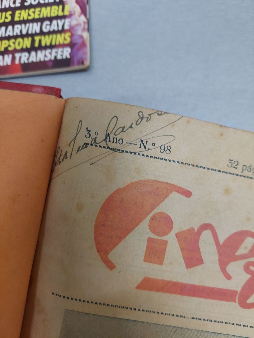 Cinema Revistas vintage cinéfilo encadernação original 5