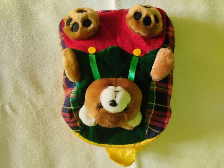 Pluszowy plecaczek dla malucha Miś