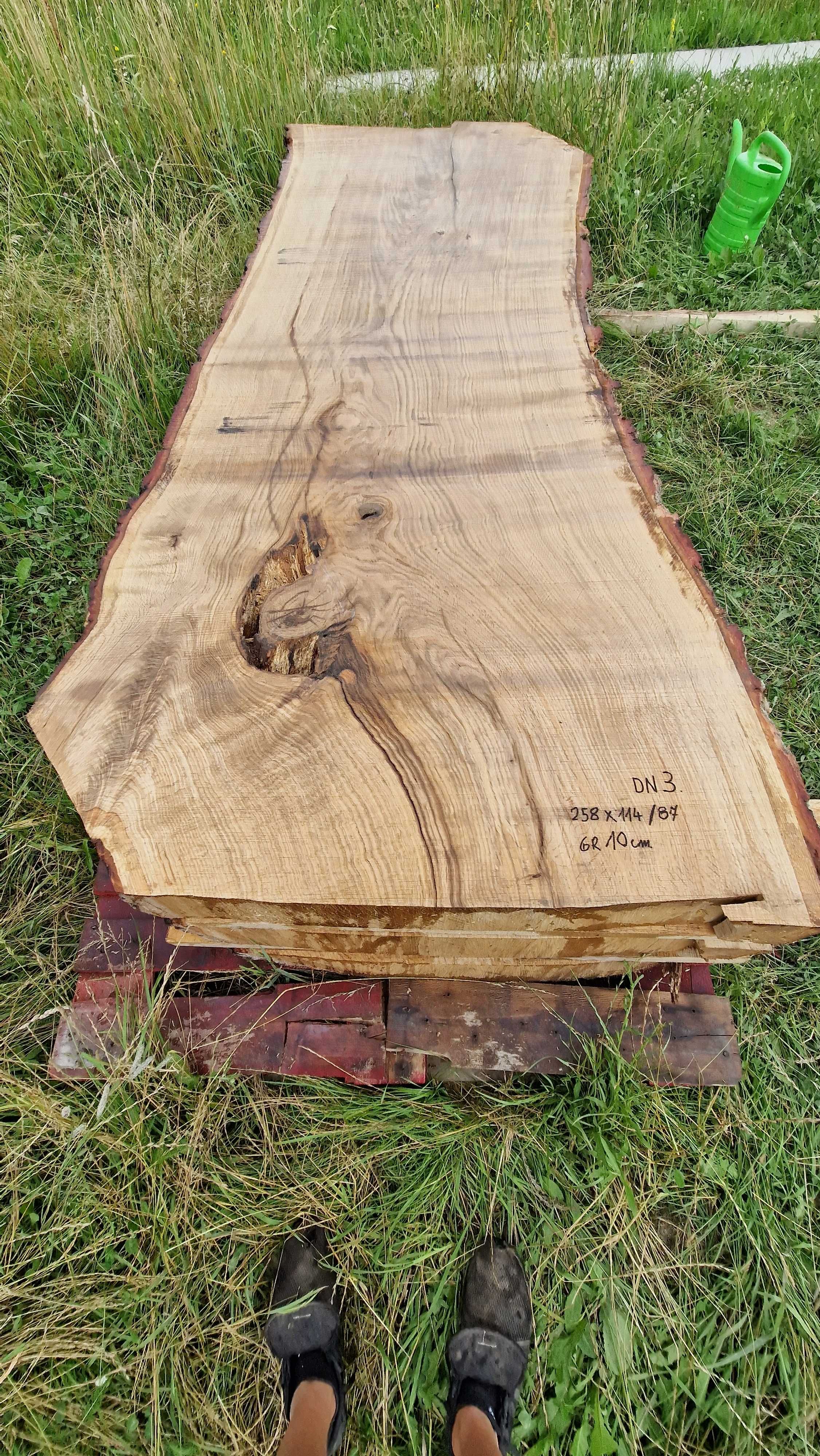 Monolit blat dąb dębowy 266x88 cm