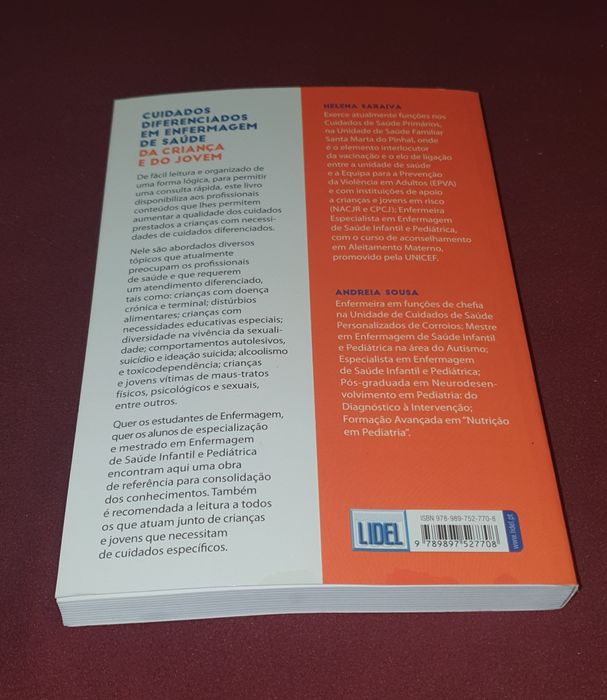 Cuidados diferenciados em enfermagem de saúde da criança e do jovem