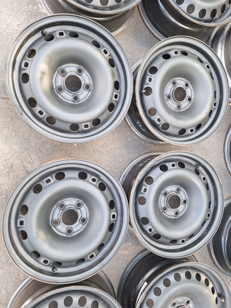 Felgi stalowe skoda Fabia polo 15 cali 5x100 et38
