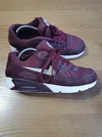 Bordowe sneakersy męskie nike air max 42,5 90