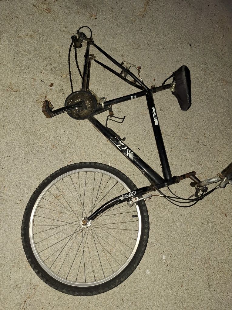 Bicicleta sem roda de trás