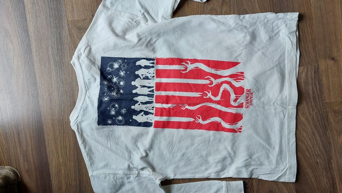 Koszulka tshirt Zara 134 longsleeve Stranger Things