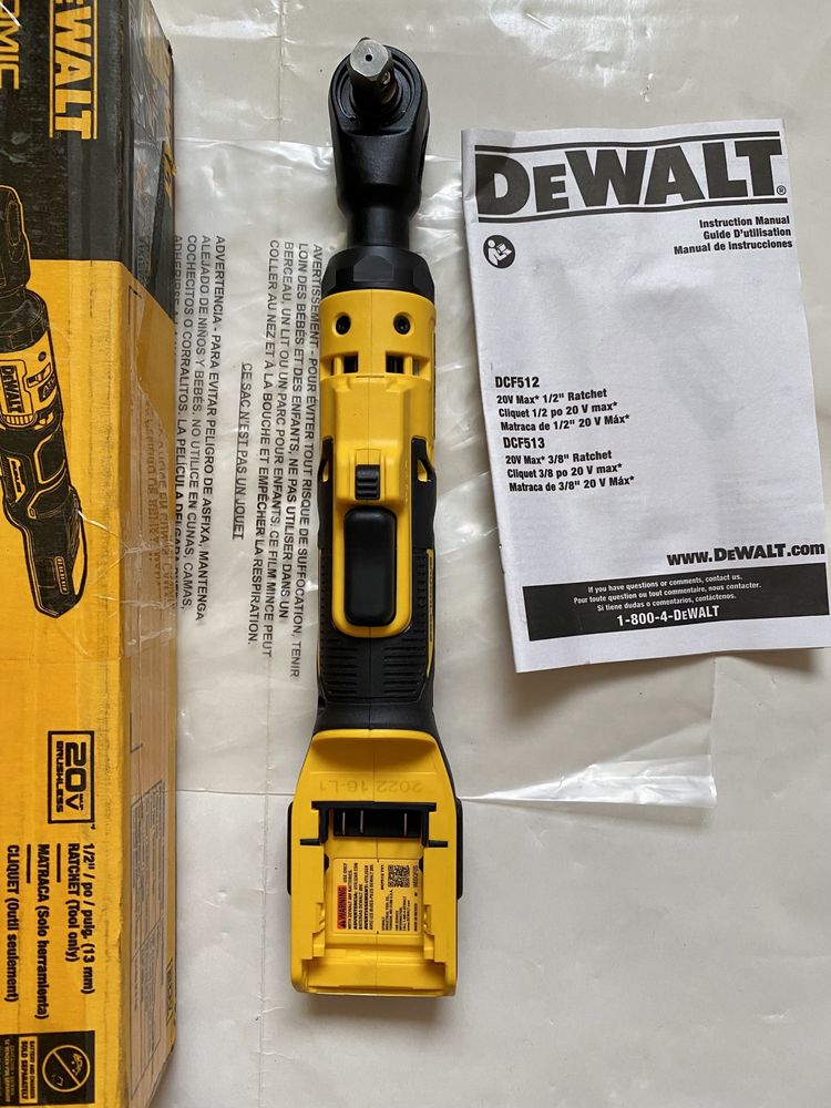 DEWALT DCF512 угловой гайковерт - трещетка