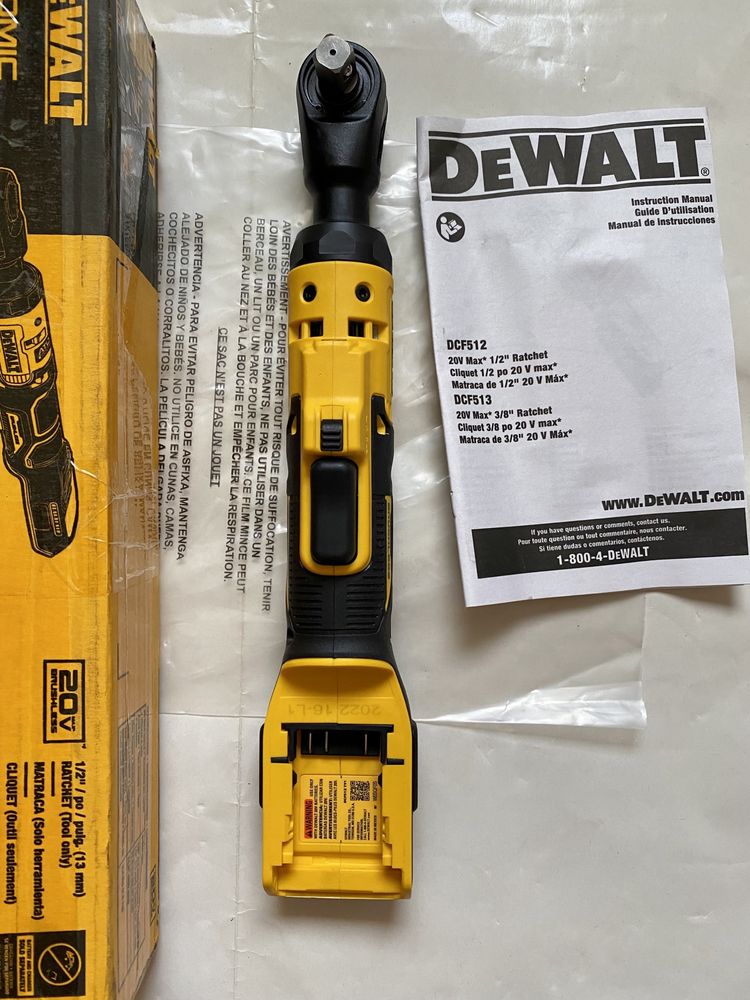 DEWALT DCF512 угловой гайковерт - трещетка