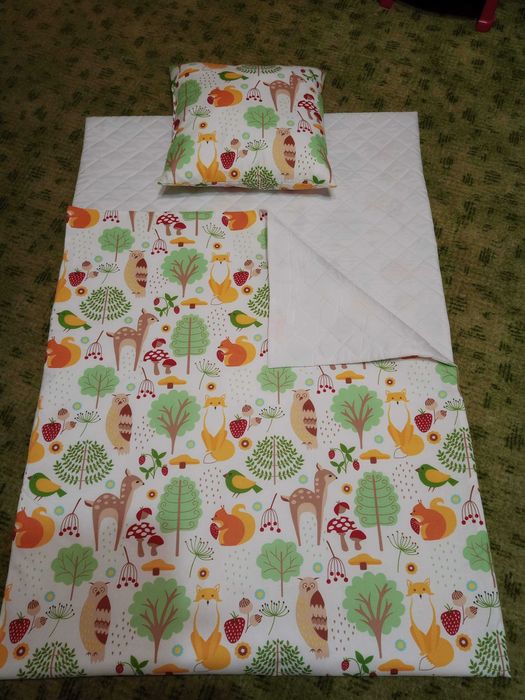 Nowa Pościel 80x200 przedszkole leżakowanie Las