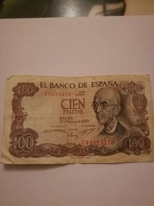 Nota de 100 pesetas