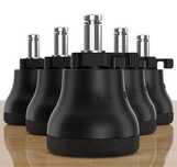 Ślizgacze zamienne (Bell Glides) do krzeseł biurowych, zestaw 5 sztuk