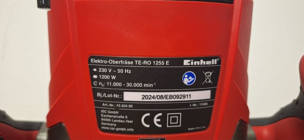 Frezarka górnowrzecionowa Einhell TE-RO 1255E 1200