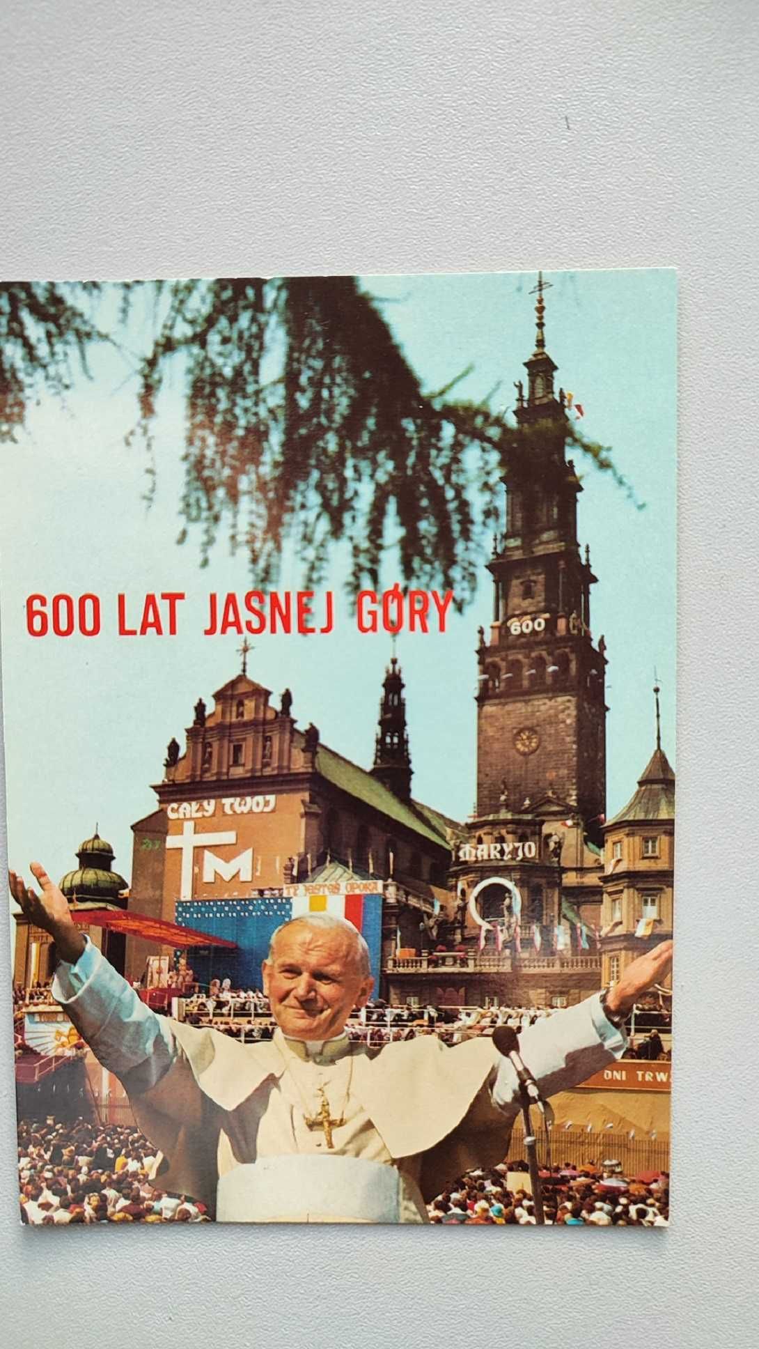 Jasna Góra , 600-lecie , pocztówka  okolicznościowa