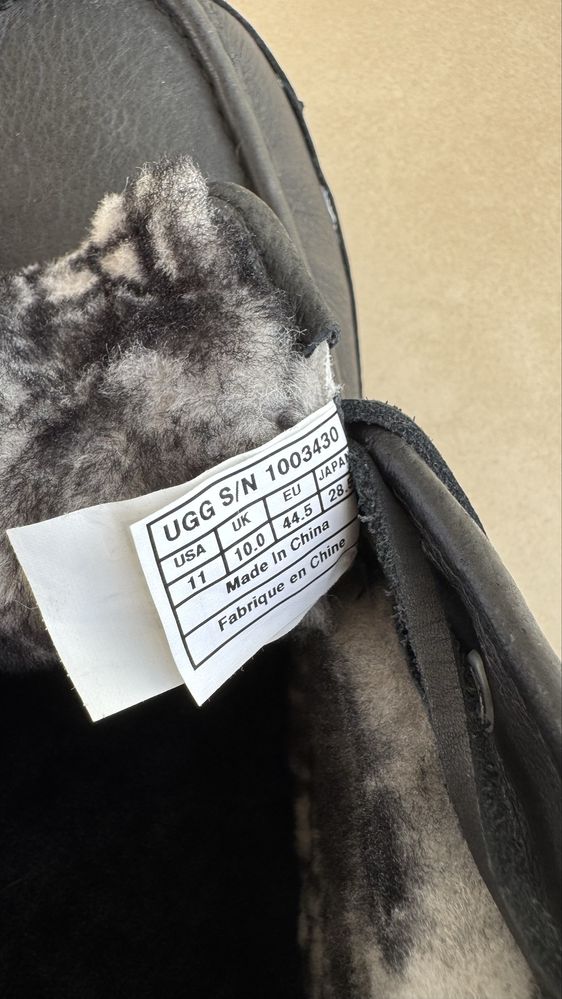 Ботинки мокасины UGG р.44