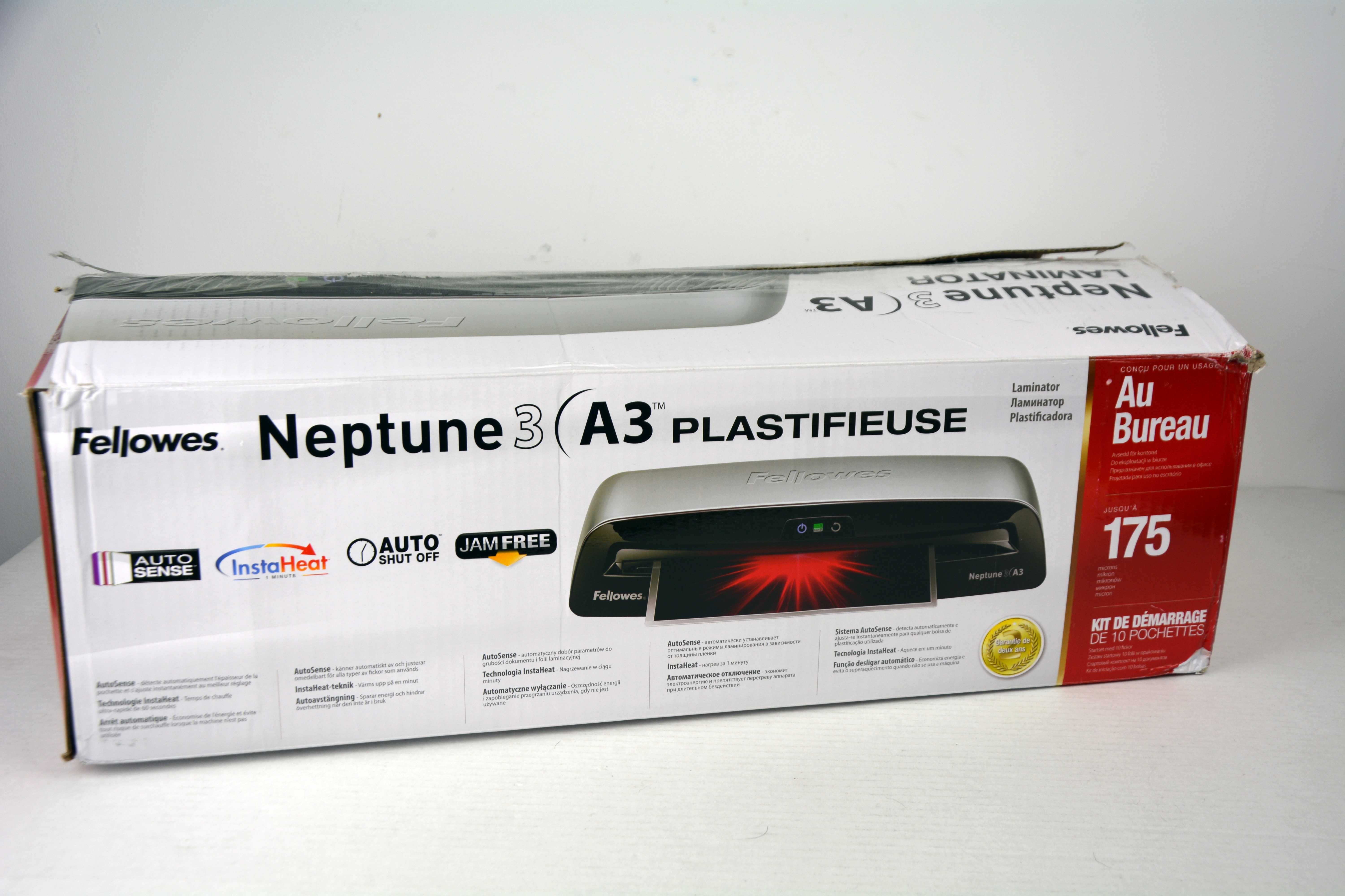 Fellowes Neptune 3 A3 Laminator mało używany + Folia