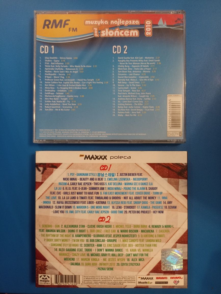 BRAVO i RMF FM składanki płyty CD