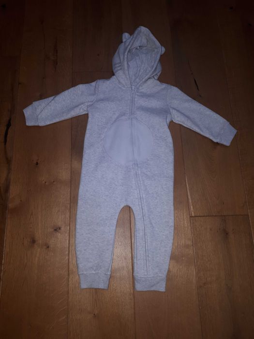 Kombinezon niemowlęcy 80 cm RESERVED szary NOWY