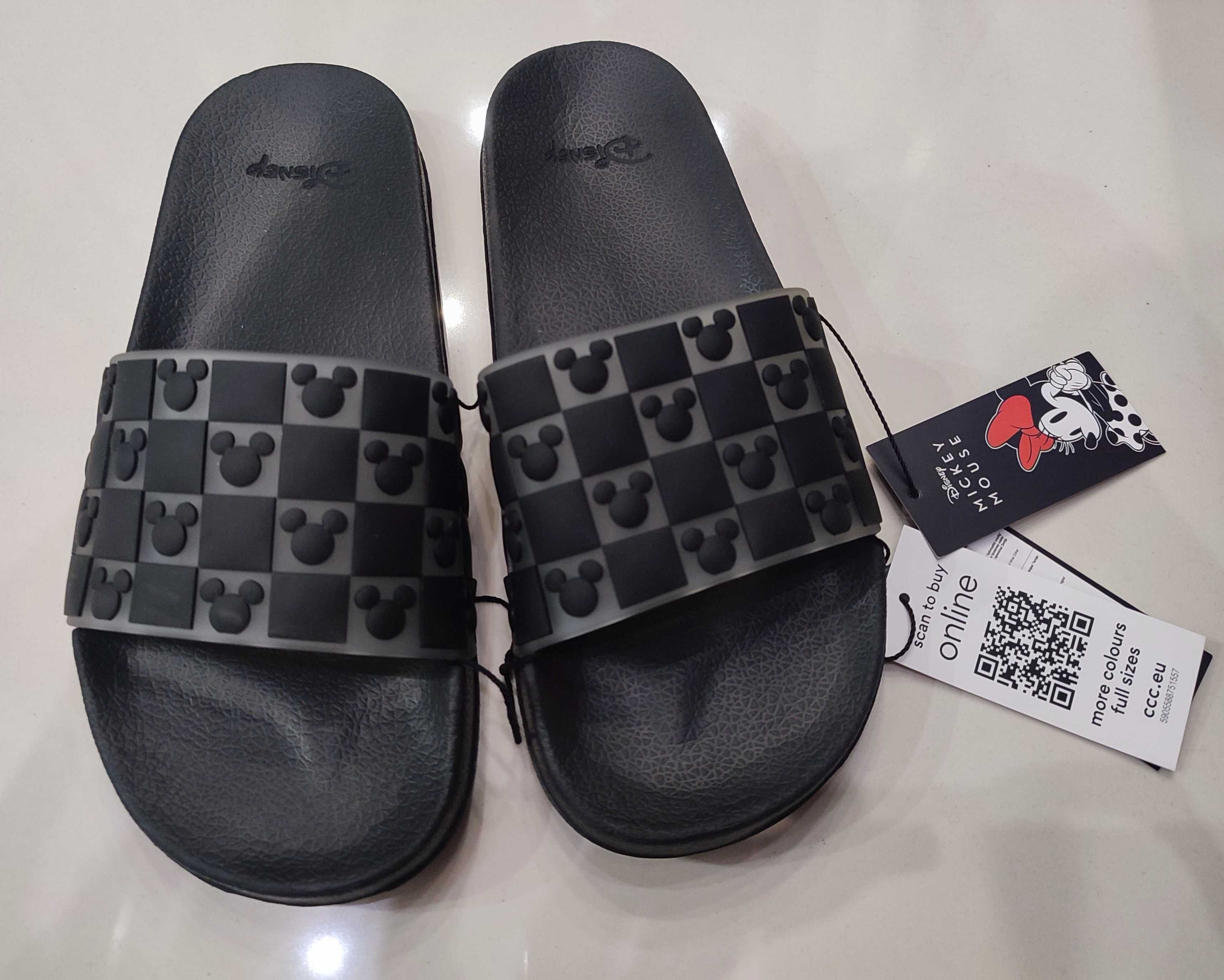 Klapki basenowe Mickey&Friends czarne 35 dziewczynka