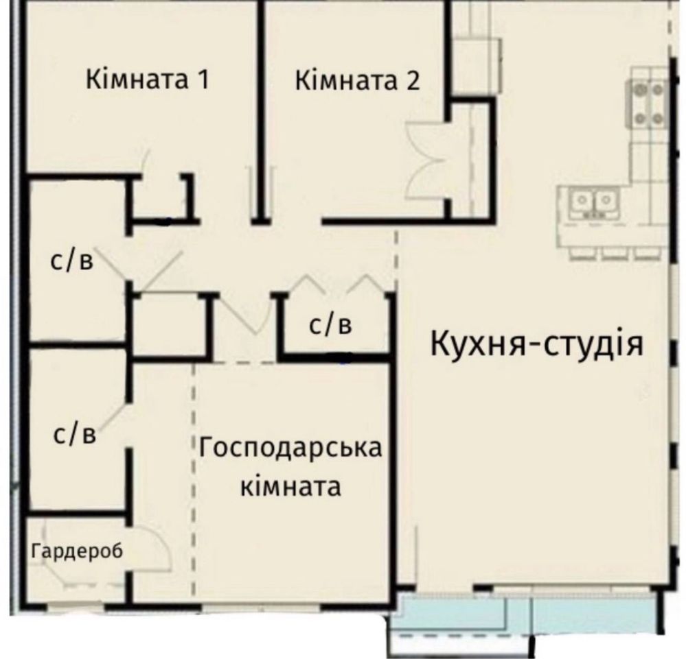 Одноэтажный дом район ремторана Тоскана( Бистро)