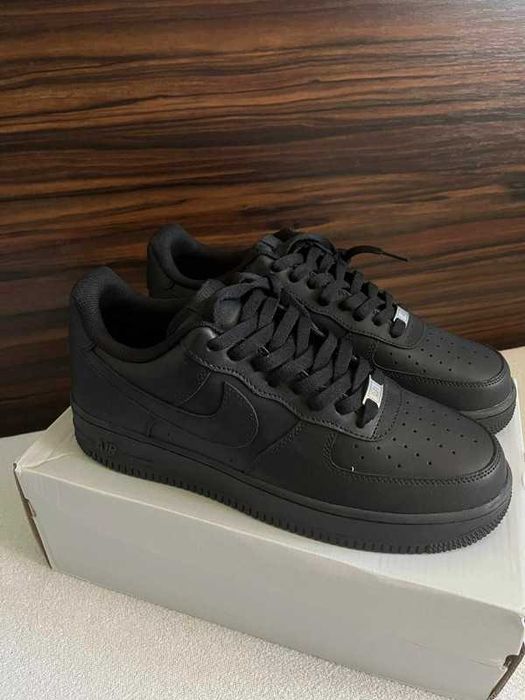 "Buty biegania " Nike_Air_Force_1_Low_'07_Black_Rozmiar.40