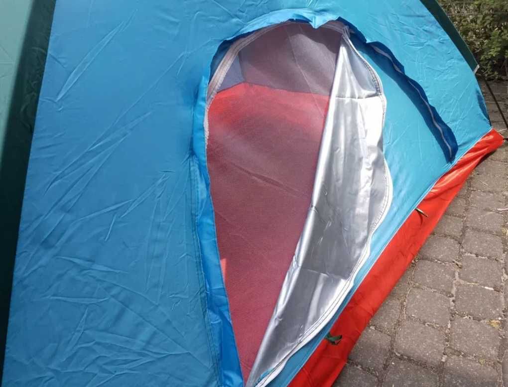 NAMIOT 3 OSOBOWY wędkarski turystyczny 2x1,5m z moskitierą rozkładany