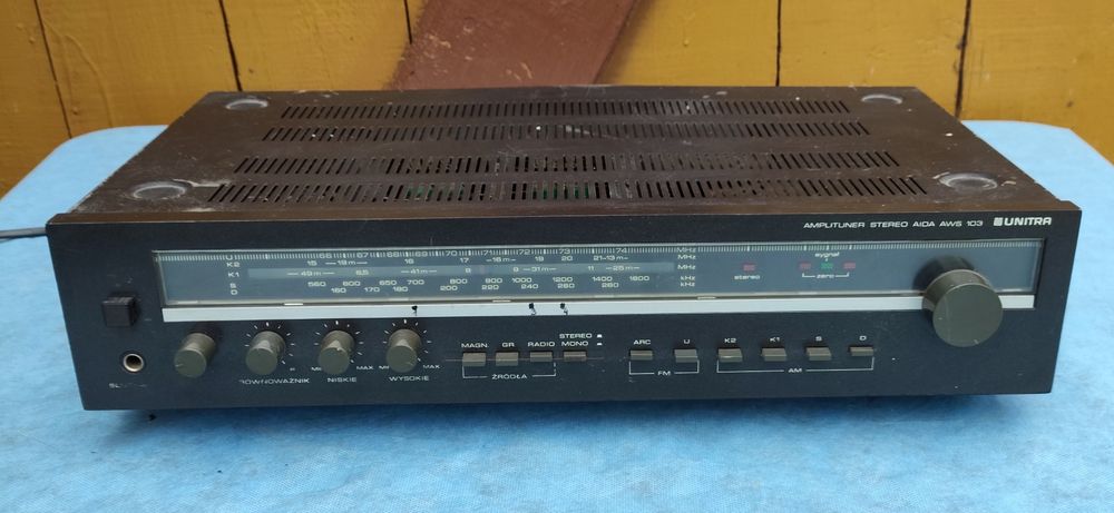 Amplituner AIDA AWS 103 Unitra.