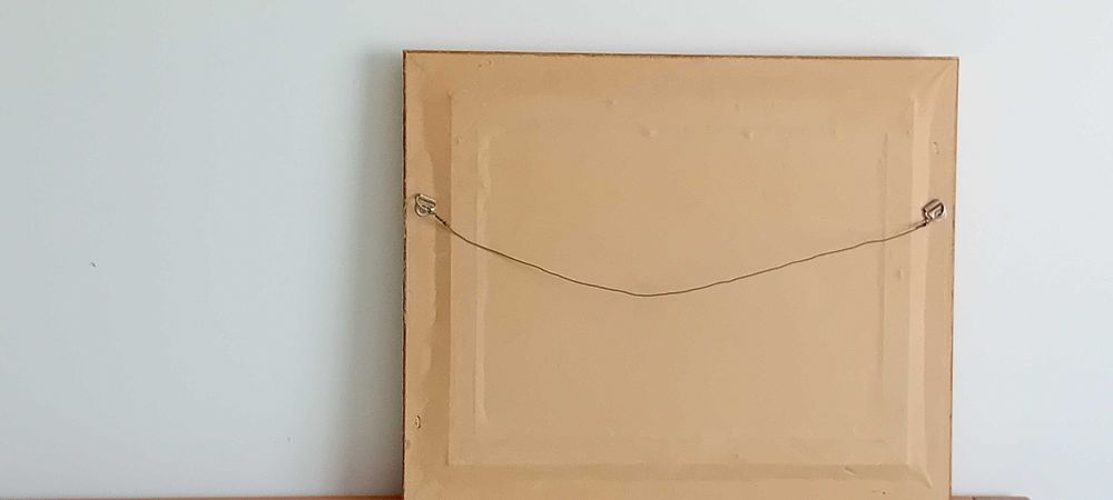 Litografia Hortenses 1923 do conceituado pintor José Malhoa 54 z 44 cm