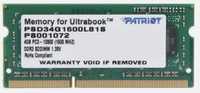 Patriot 4GB SODIMM