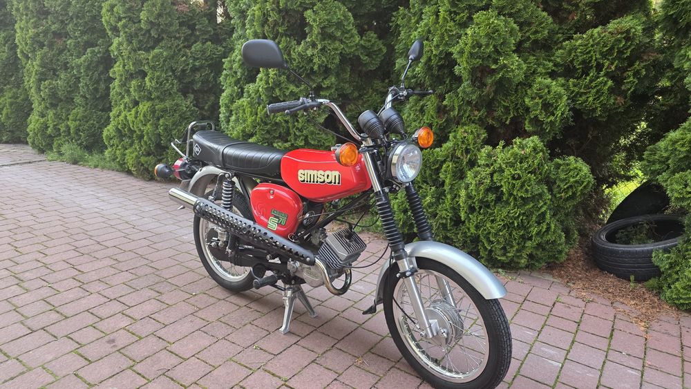 Simson s51 Enduro 89r Zarejestrowany igla Po renowacja Transport Ifa 4