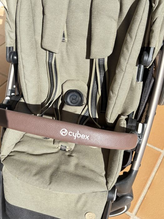Carrinho duplo gemeos CYBEX  Gazelle S + Cesto: Como novo!