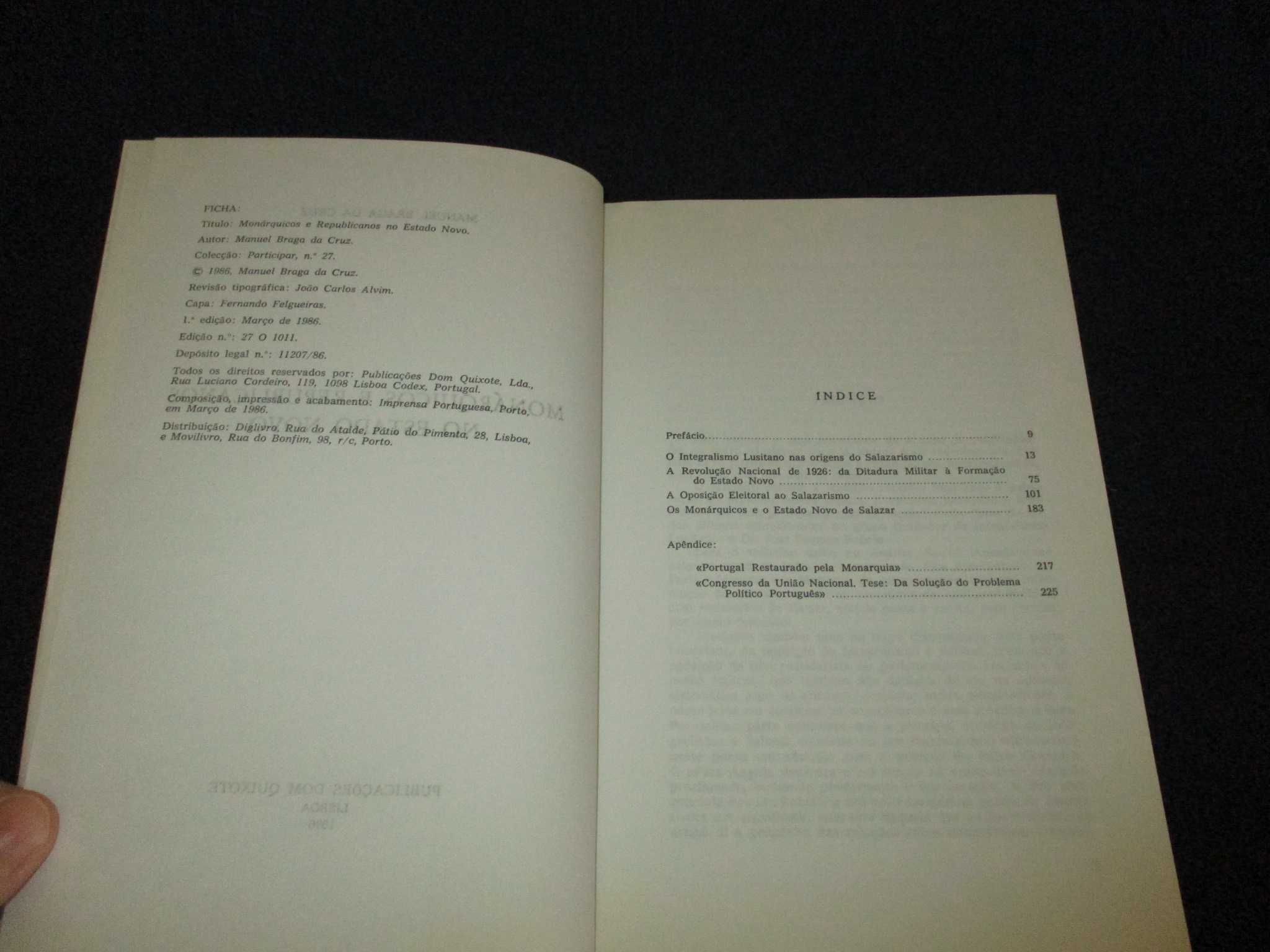 Livro Monárquicos e Republicanos no Estado Novo