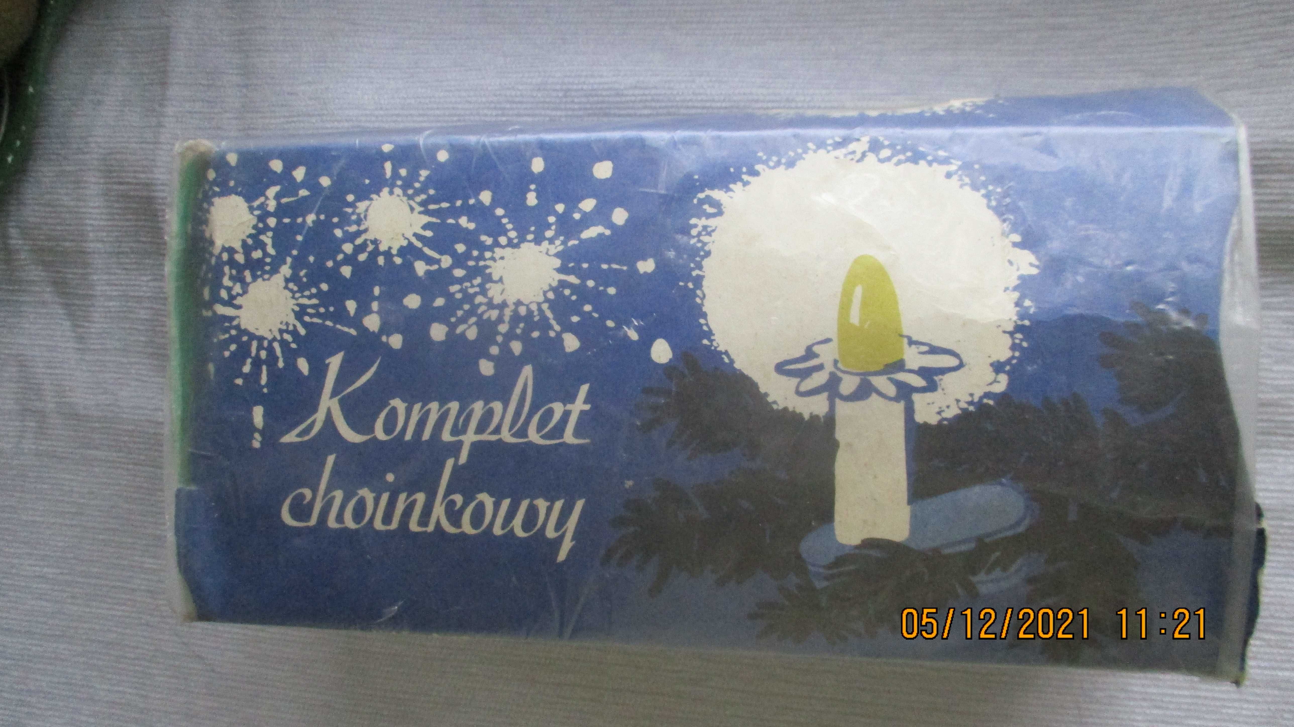 komplet choinkowy- stary,prl