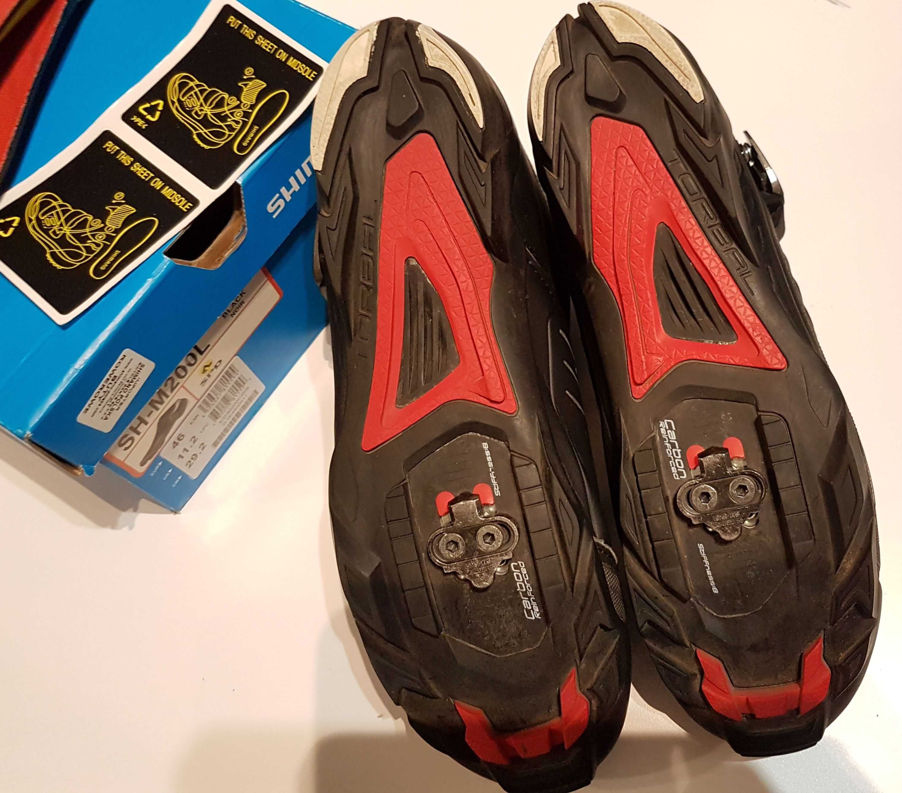 Buty MTB Shimano SH-M200L rozmiar 46 + bloki