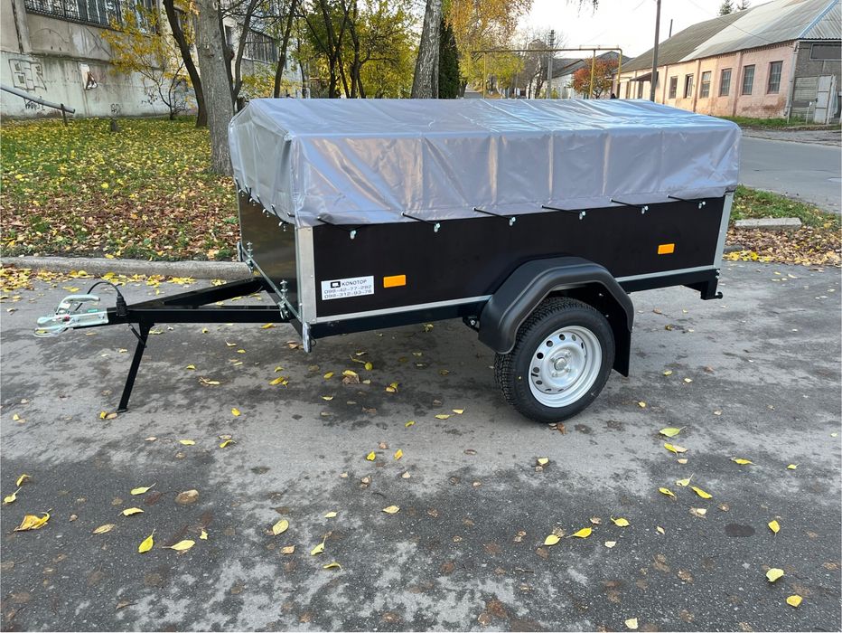 Причіп з бакелітової фанери 12 мм, розміром 2.08 х 1.3 х 40