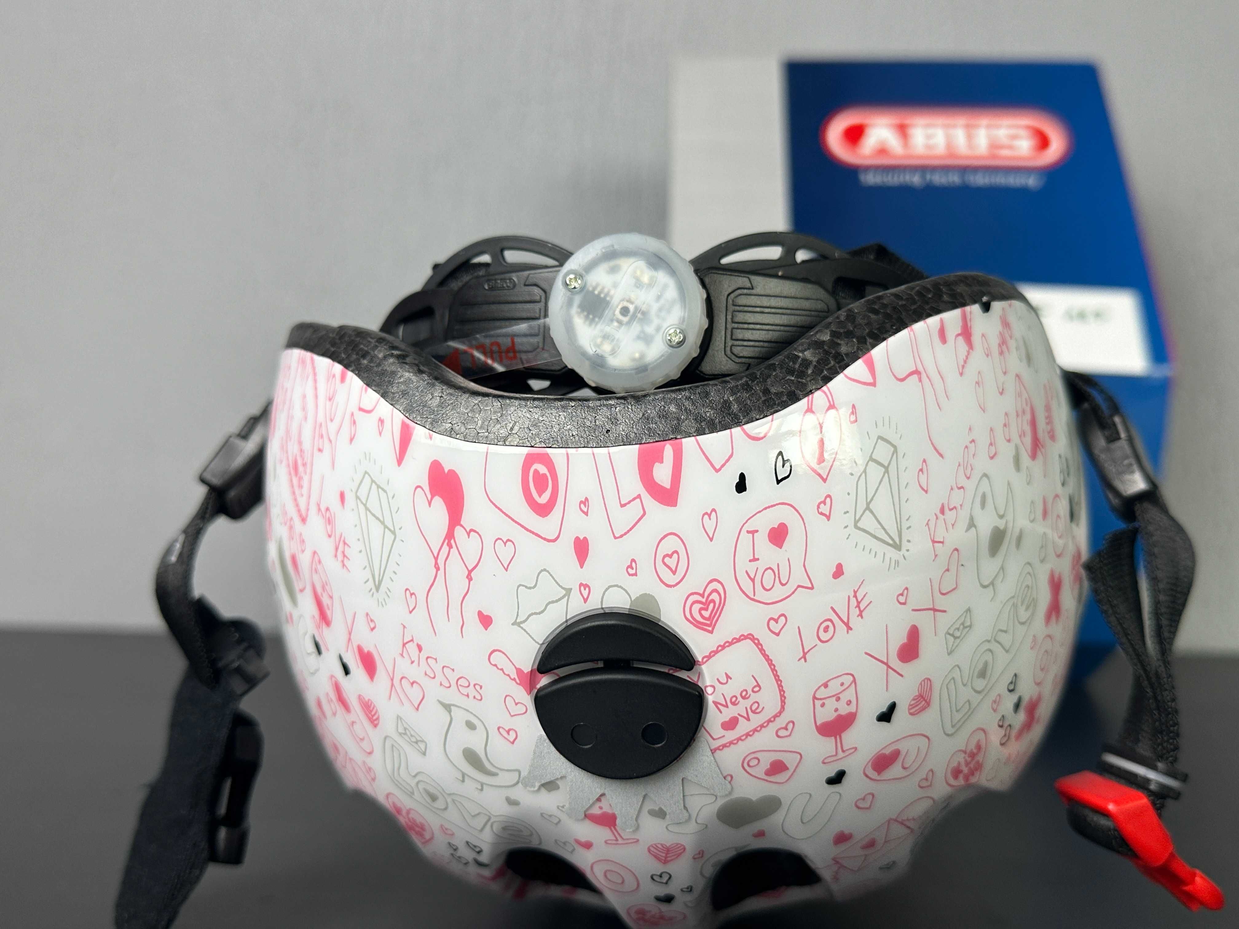 Kask ABUS Smiley 2.1 white crush M