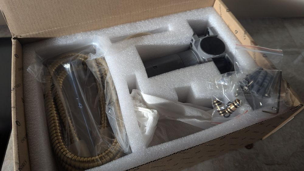 System bidetowy podtynkowy OMNIRES SYSYBI2BSB (Mosiądz Szczotkowany)