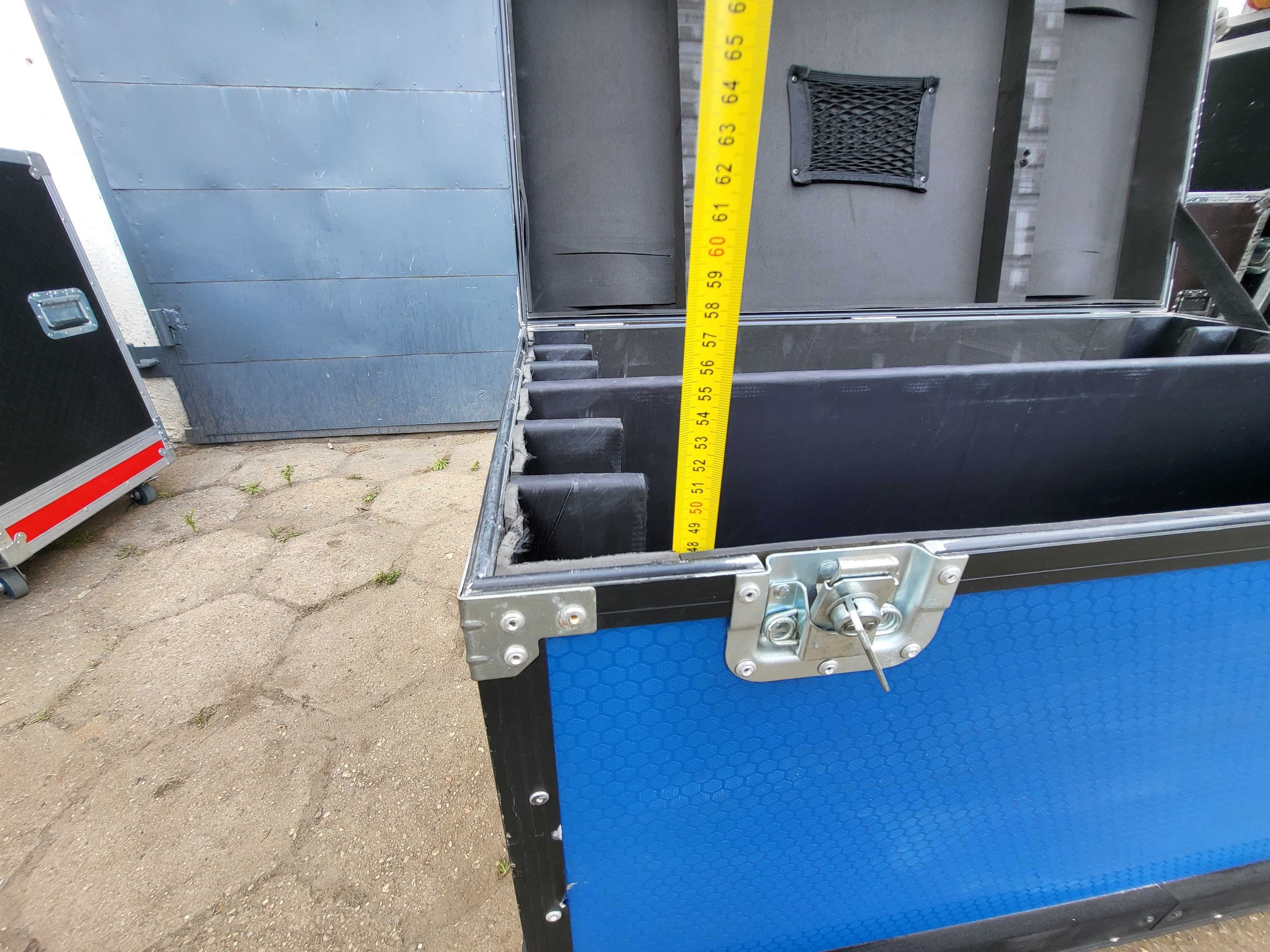 103x53x48 CASE, po diodzie 6szt 100x50, ekran flightcase