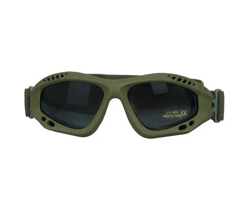 Окуляри тактичні Mil-Tec COMMANDO Brille AIR PRO Smoke SCHWARZ/OLIVE