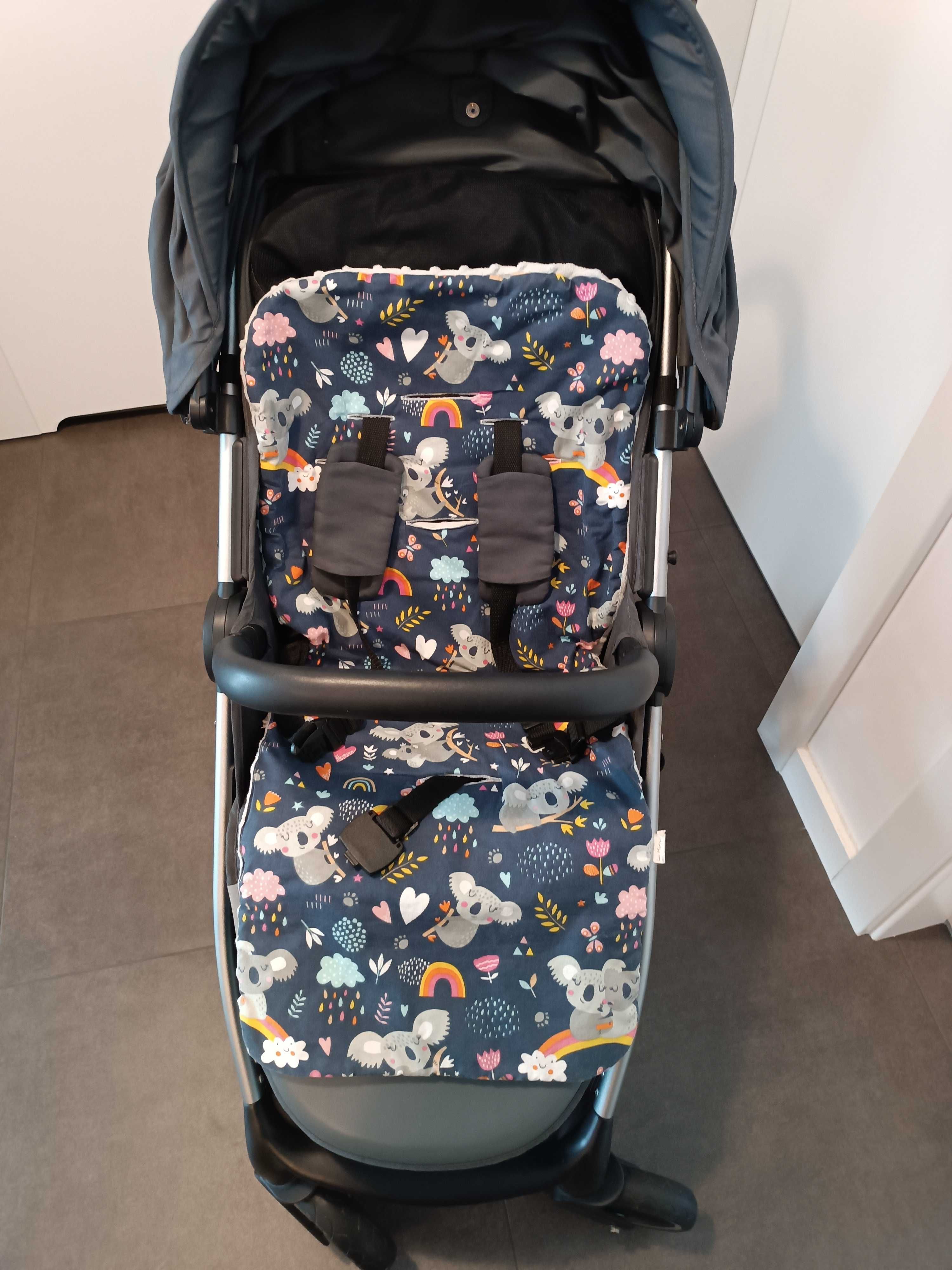 Wózek spacerowy Baby Design Wave + dodatki