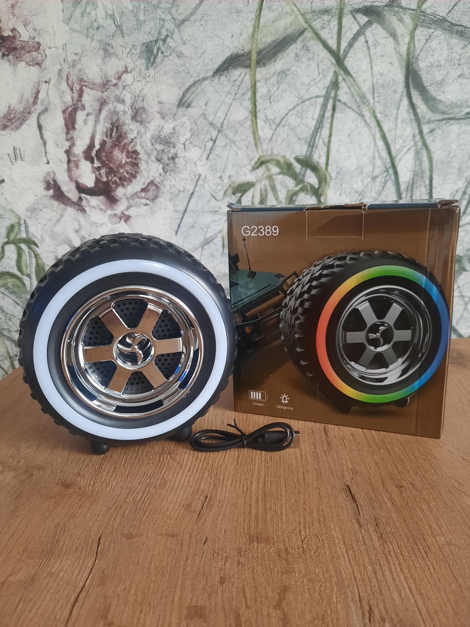 Głośnik Bluetooth G2389 Koło samochodowe