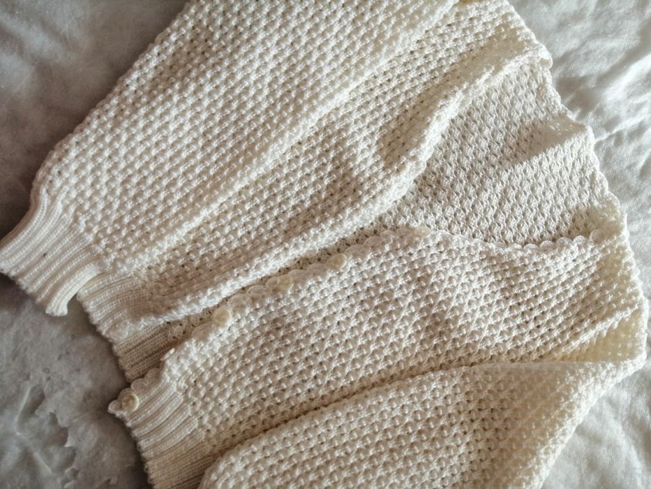 Casaco de malha preto lefties e casacos de malha feitos à mão