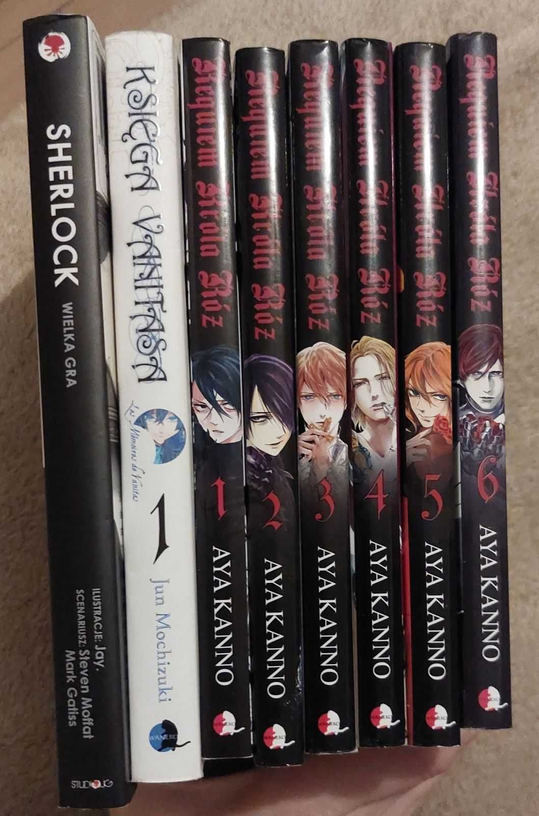 Box z mangami manga Sherlock Księga Vanitasa