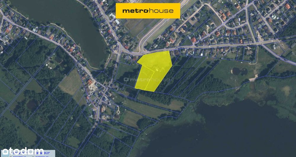 Na sprzedaż działka ze stawem i wiatą w Rybnie