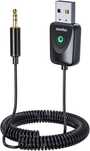 Adapter Aux Bluetooth 5.3 z przyciskiem wielofunkcyjny