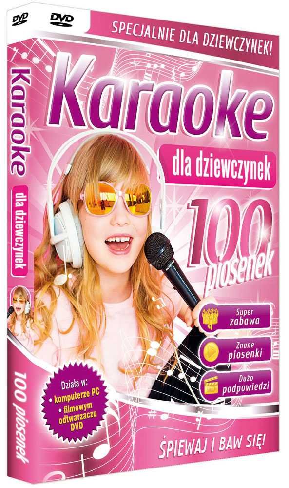 Karaoke Dla Dziewczynek - 100 piosenek - karaoke na DVD